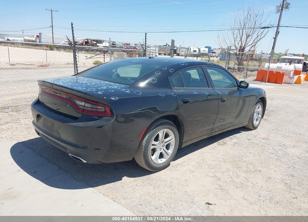 2022 DODGE CHARGER SXT RWD VIN: 2C3CDXBG0NH208214