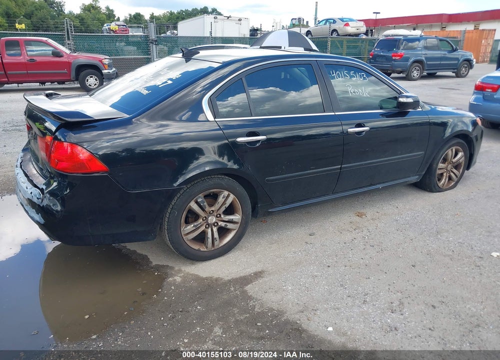 2009 KIA OPTIMA SX V6 VIN: KNAGE224495335514