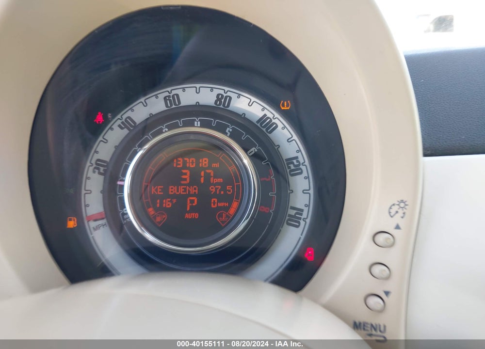 2013 FIAT 500 POP VIN: 3C3CFFAR1DT655390