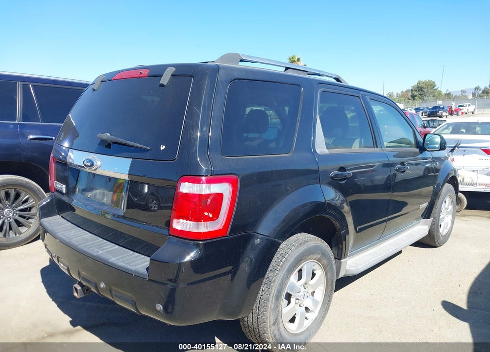 2008 FORD ESCAPE LIMITED VIN: 1FMCU04178KD92507