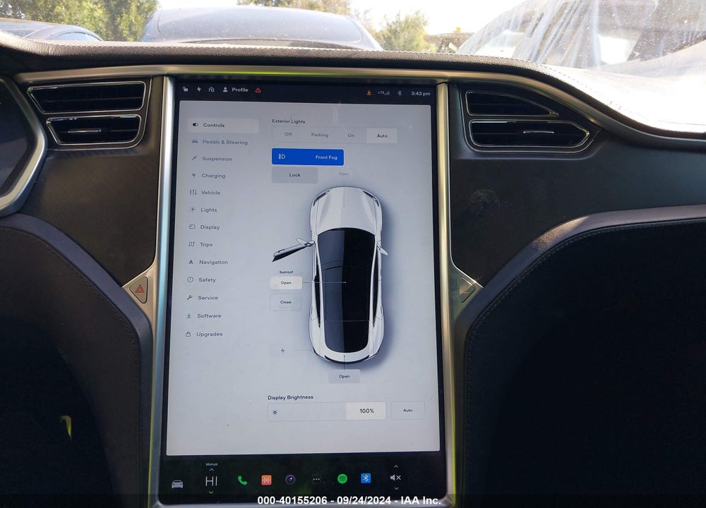 2012 TESLA MODEL S PERFORMANCE/SIGNATURE PERFORMANCE VIN: 5YJSA1DP8CFS00133