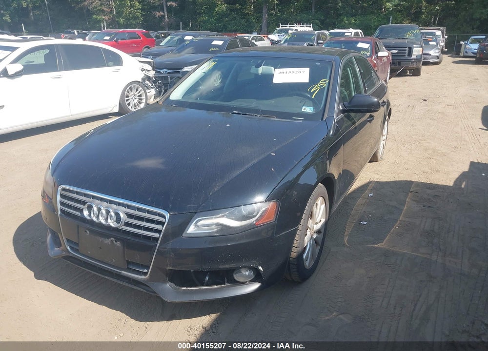 2012 AUDI A4 2.0T PREMIUM VIN: WAUAFAFLXCN013384