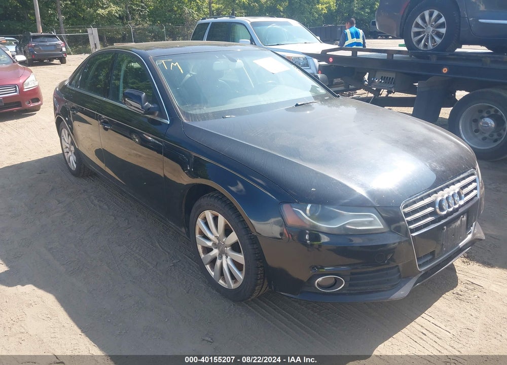 2012 AUDI A4 2.0T PREMIUM VIN: WAUAFAFLXCN013384