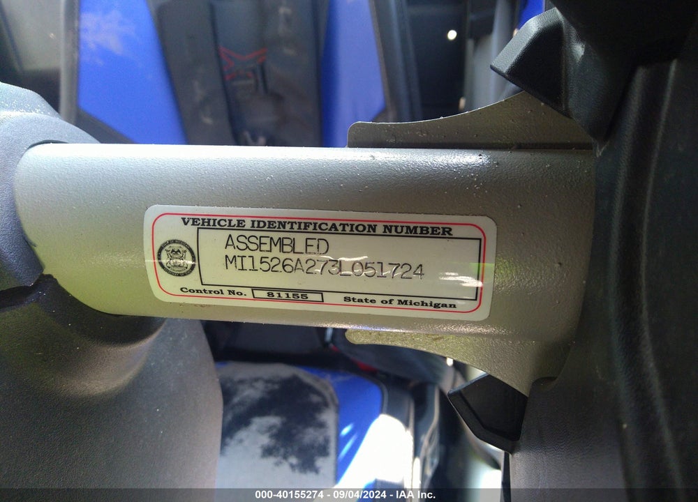 2024 CAN-AM MAVERICK VIN: MI1526A273L051724