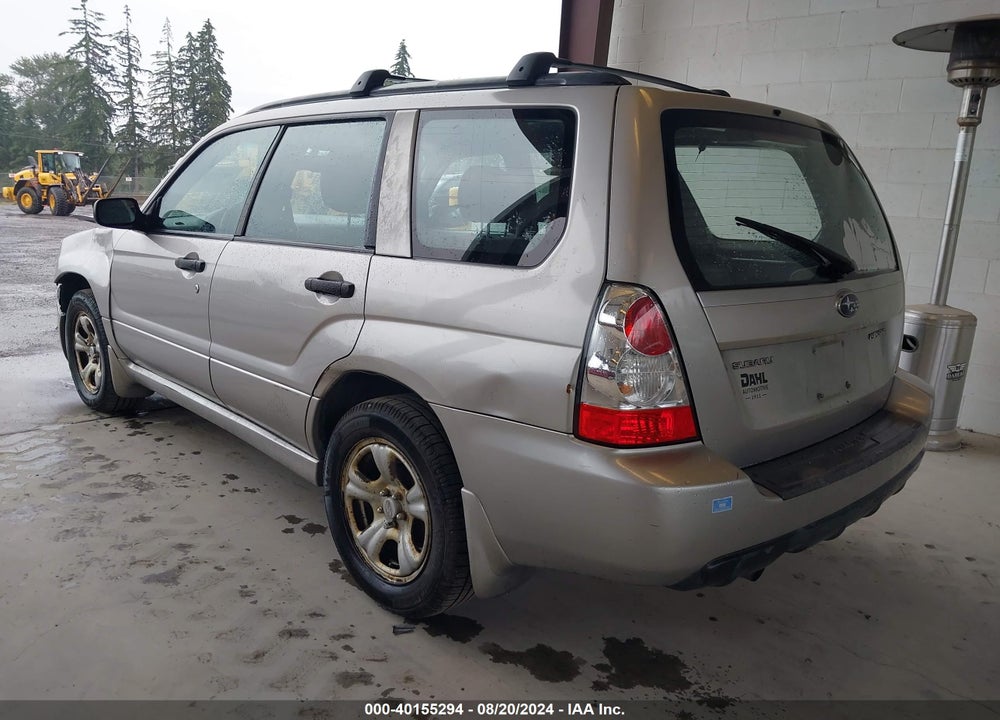 2007 SUBARU FORESTER 2.5X VIN: JF1SG63607H708760