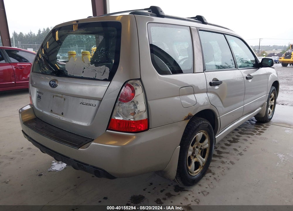 2007 SUBARU FORESTER 2.5X VIN: JF1SG63607H708760
