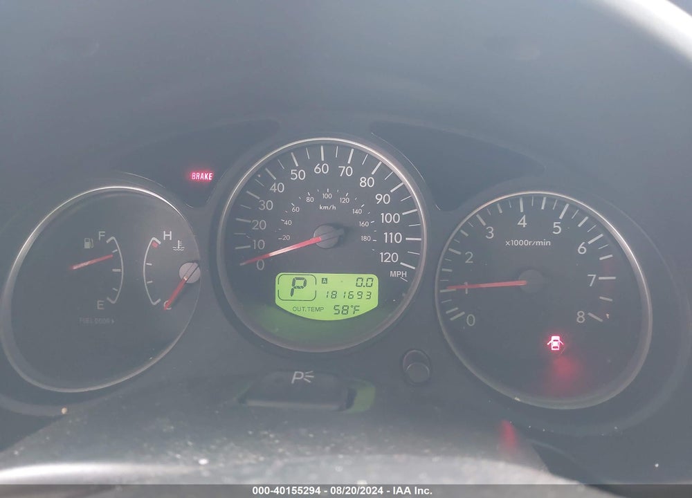 2007 SUBARU FORESTER 2.5X VIN: JF1SG63607H708760