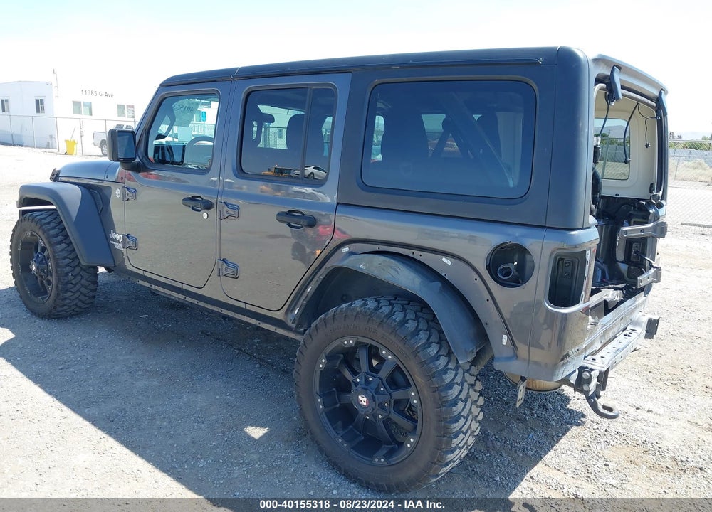 2018 JEEP WRANGLER UNLIMITED SPORT S 4X4 VIN: 1C4HJXDG7JW123499