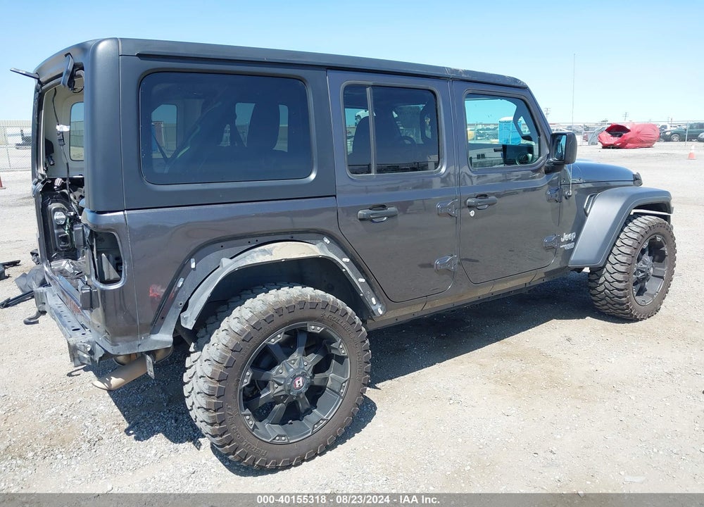 2018 JEEP WRANGLER UNLIMITED SPORT S 4X4 VIN: 1C4HJXDG7JW123499