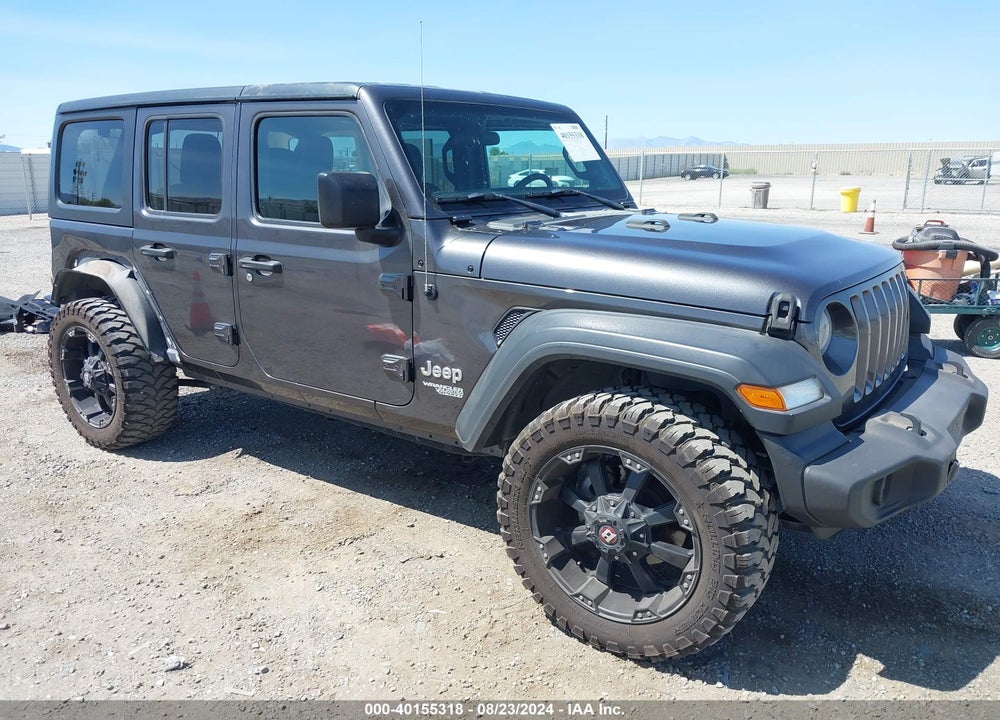 2018 JEEP WRANGLER UNLIMITED SPORT S 4X4 VIN: 1C4HJXDG7JW123499