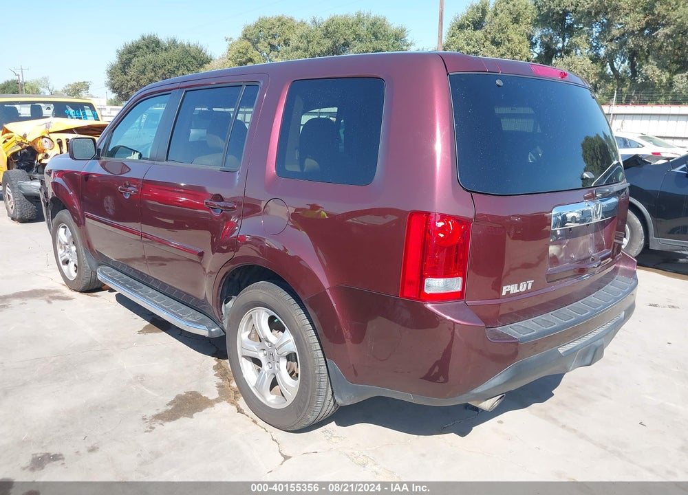 2013 HONDA PILOT EX-L VIN: 5FNYF3H52DB003119