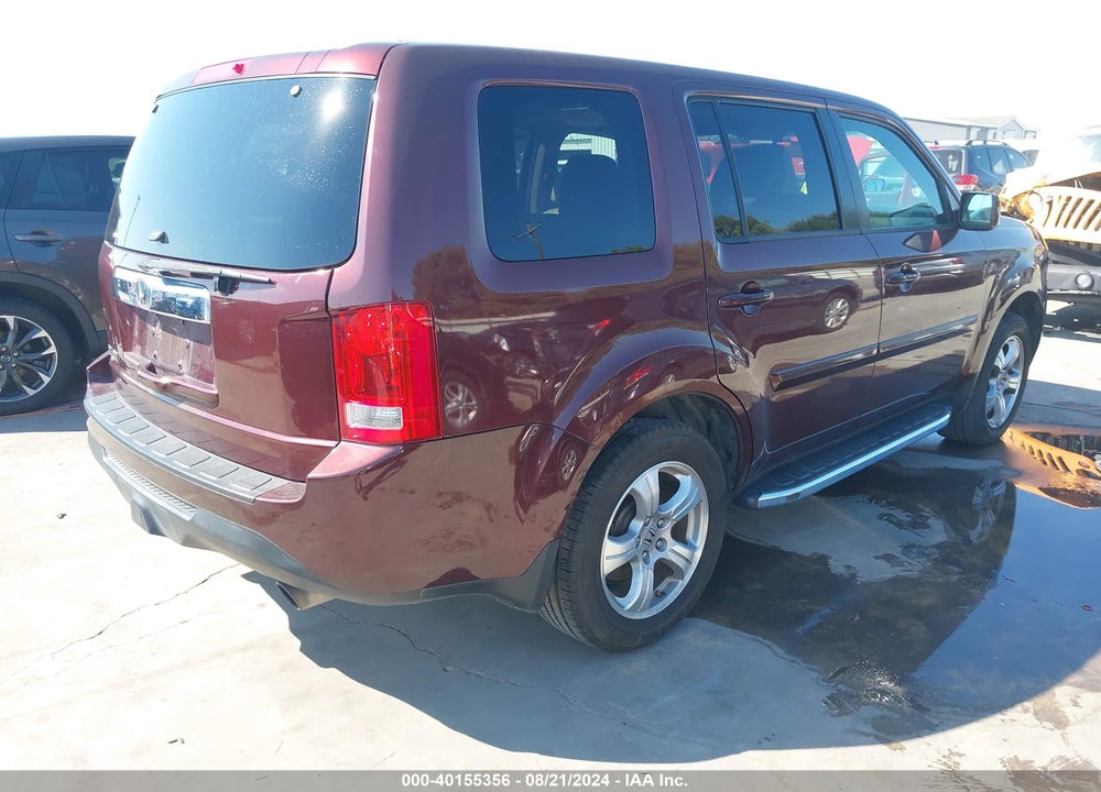 2013 HONDA PILOT EX-L VIN: 5FNYF3H52DB003119