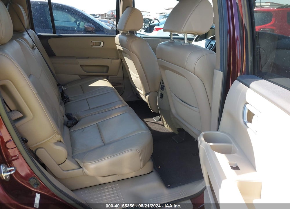 2013 HONDA PILOT EX-L VIN: 5FNYF3H52DB003119