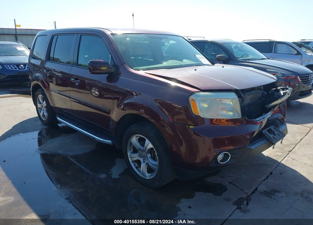 2013 HONDA PILOT EX-L VIN: 5FNYF3H52DB003119