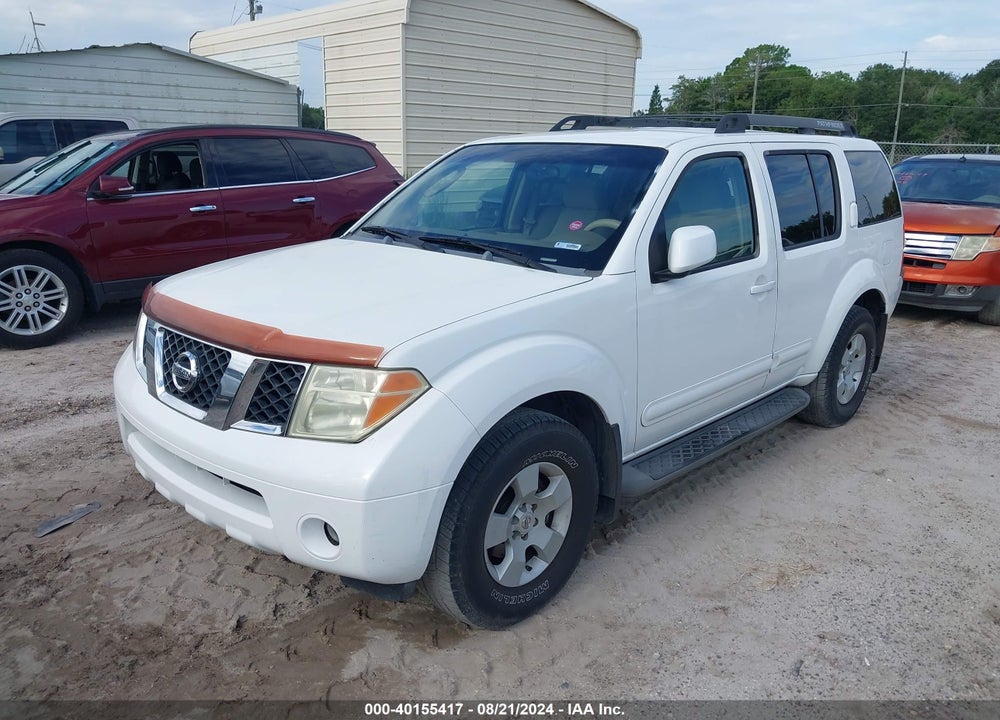 2005 NISSAN PATHFINDER SE VIN: 5N1AR18U75C791216