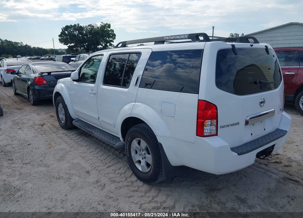 2005 NISSAN PATHFINDER SE VIN: 5N1AR18U75C791216