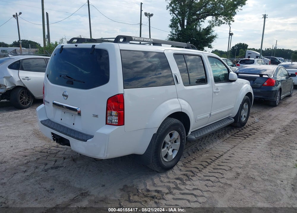 2005 NISSAN PATHFINDER SE VIN: 5N1AR18U75C791216