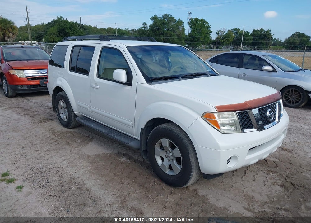 2005 NISSAN PATHFINDER SE VIN: 5N1AR18U75C791216