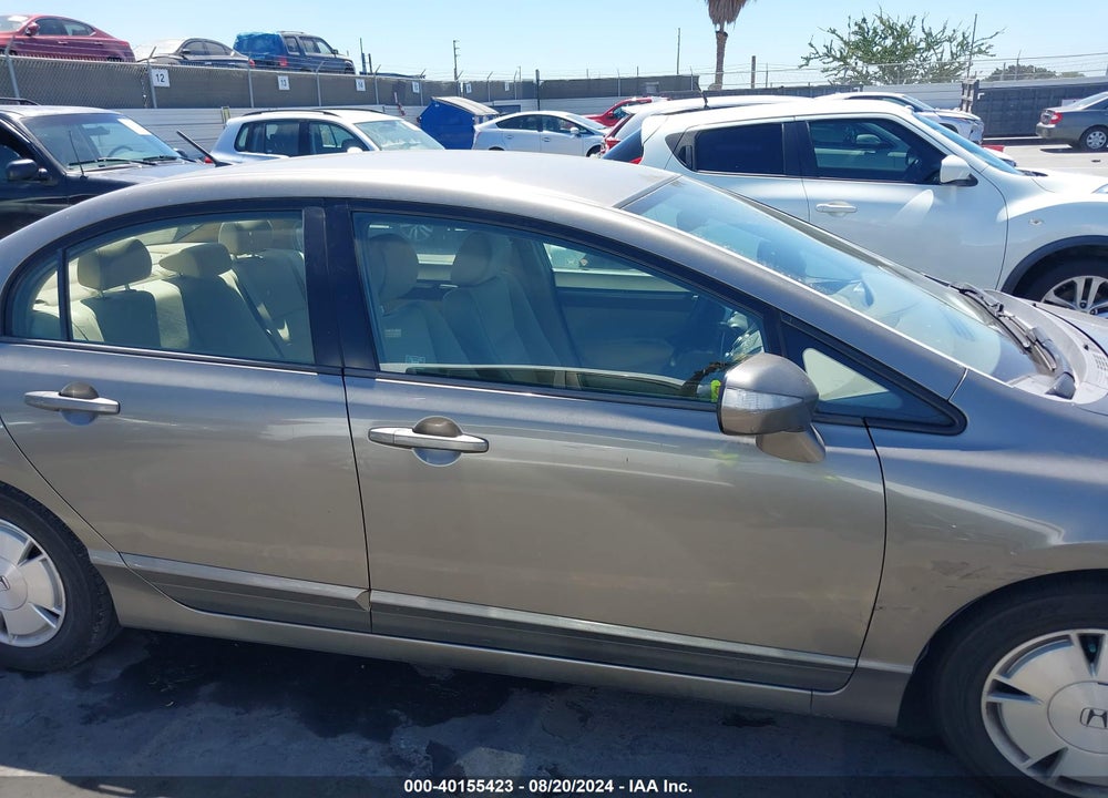 2006 HONDA CIVIC HYBRID VIN: JHMFA36256S025327
