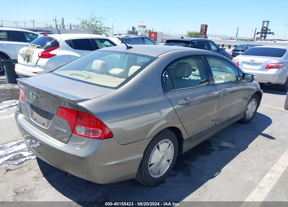 2006 HONDA CIVIC HYBRID VIN: JHMFA36256S025327