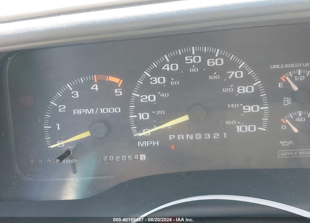 1995 GMC SUBURBAN K2500 VIN: 1GKGK26N8SJ721241