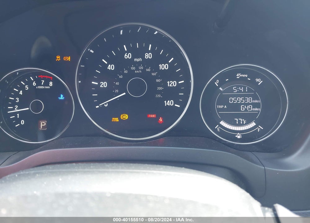 2018 HONDA HR-V LX VIN: 3CZRU6H36JG712534