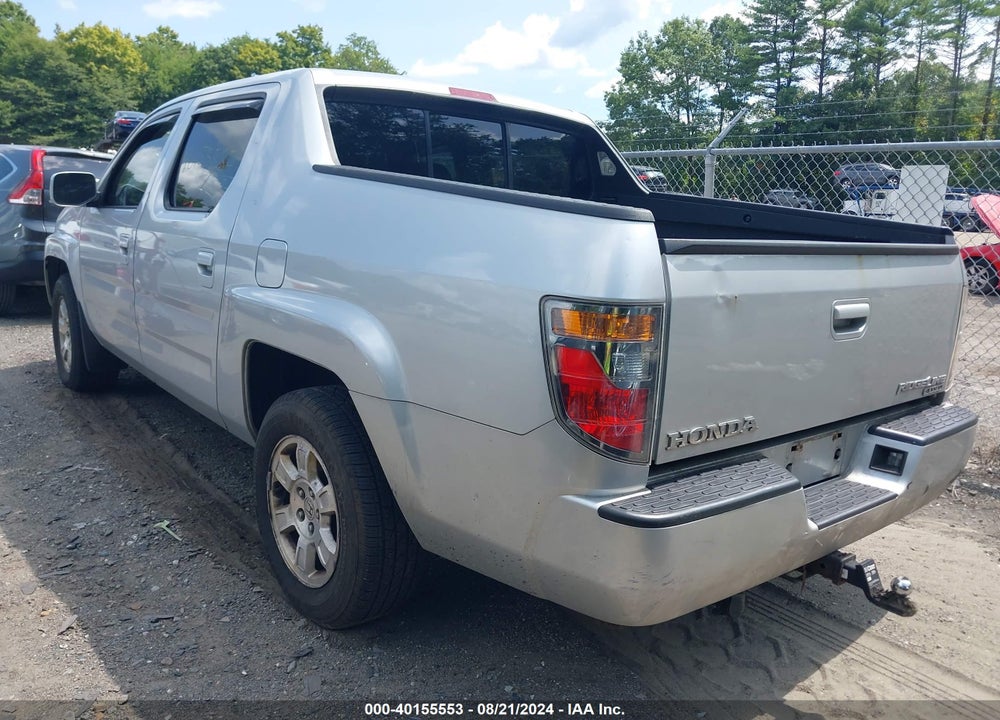 2008 HONDA RIDGELINE RTS VIN: 2HJYK16418H503567