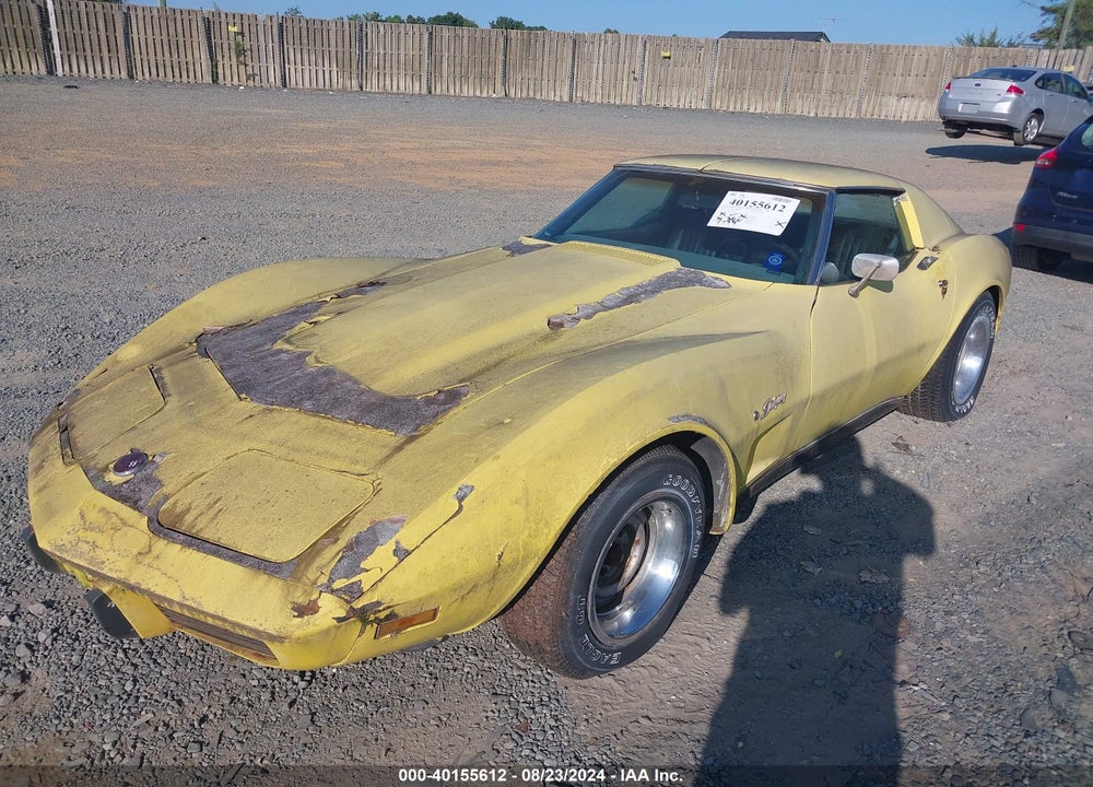 1976 CHEVROLET CORVETTE VIN: 1Z37L6S432983