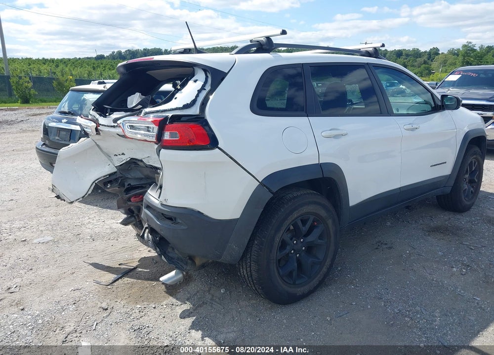 2018 JEEP CHEROKEE TRAILHAWK 4X4 VIN: 1C4PJMBX5JD517110