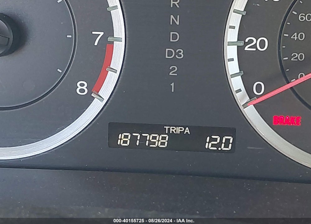2009 HONDA ACCORD 2.4 EX VIN: JHMCP26729C010208