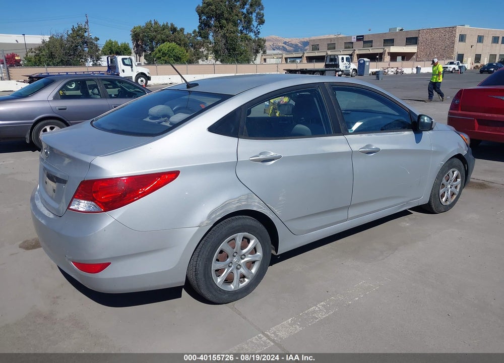 2013 HYUNDAI ACCENT GLS VIN: KMHCT4AE0DU519808