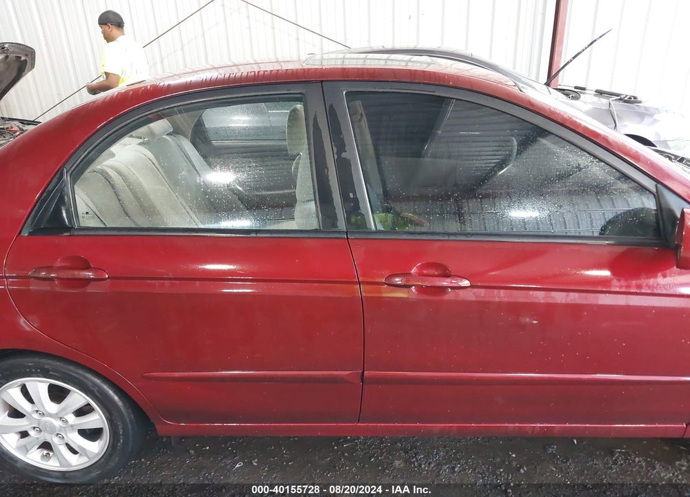 2009 KIA SPECTRA EX VIN: KNAFE221095601354