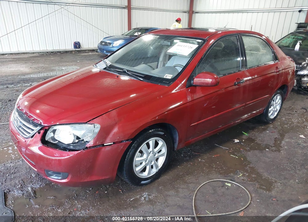 2009 KIA SPECTRA EX VIN: KNAFE221095601354