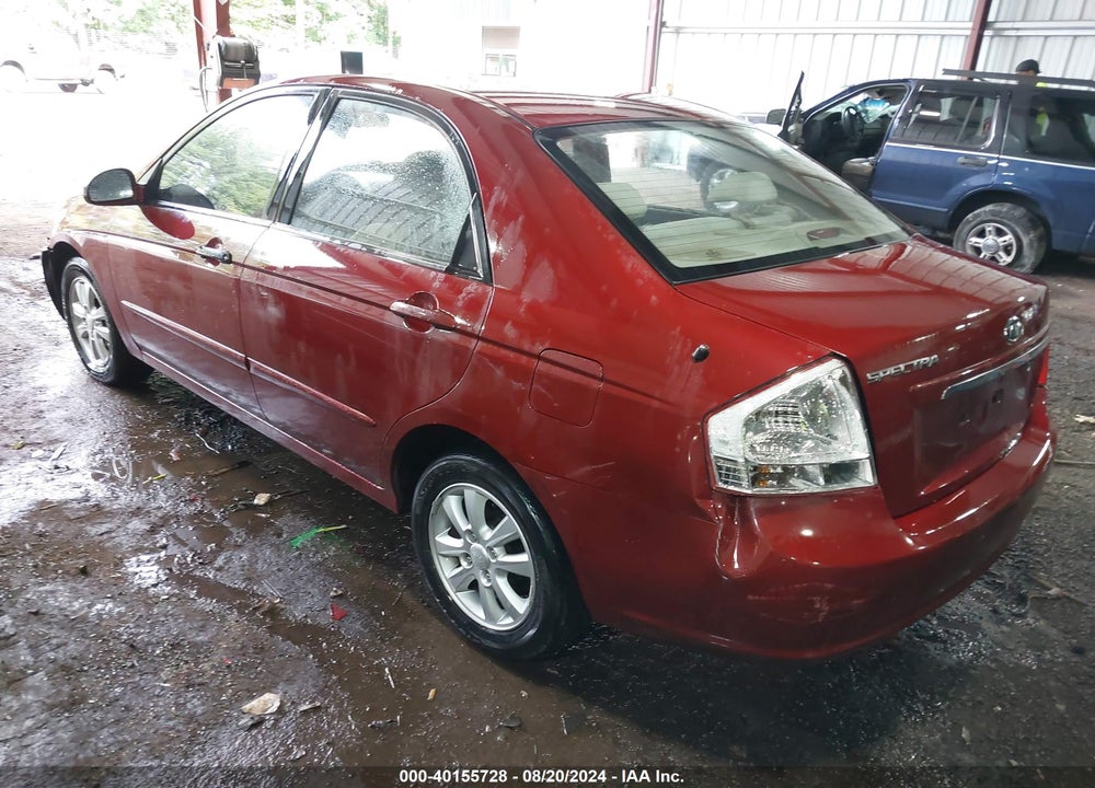 2009 KIA SPECTRA EX VIN: KNAFE221095601354