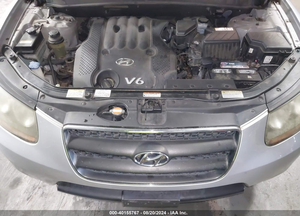 2007 HYUNDAI SANTA FE GLS VIN: 5NMSG13D97H092390