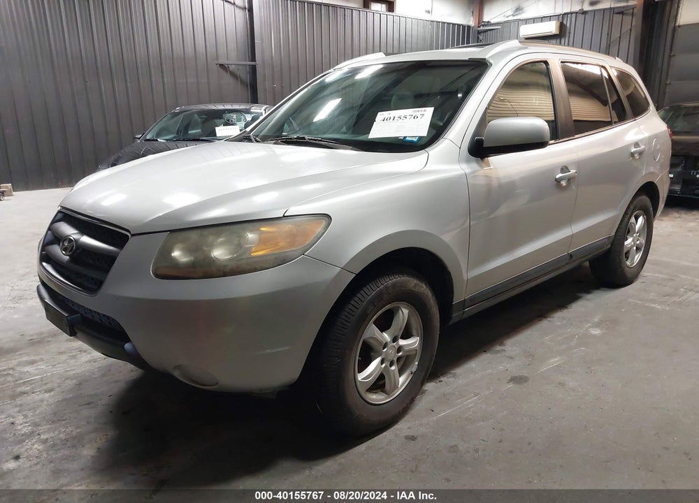 2007 HYUNDAI SANTA FE GLS VIN: 5NMSG13D97H092390