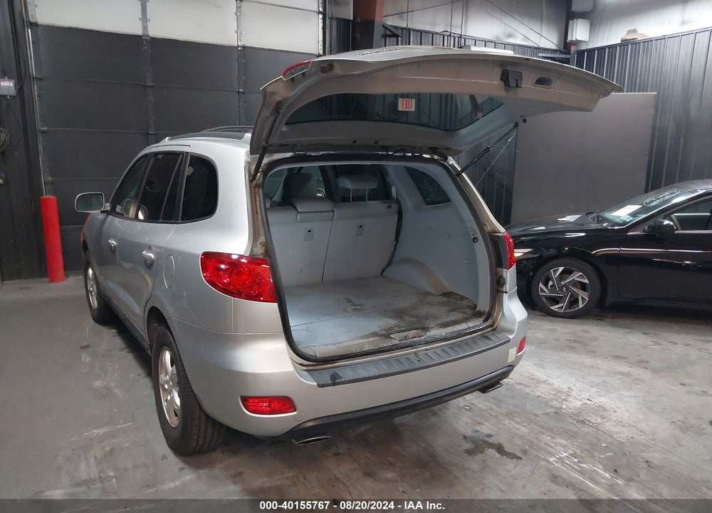 2007 HYUNDAI SANTA FE GLS VIN: 5NMSG13D97H092390