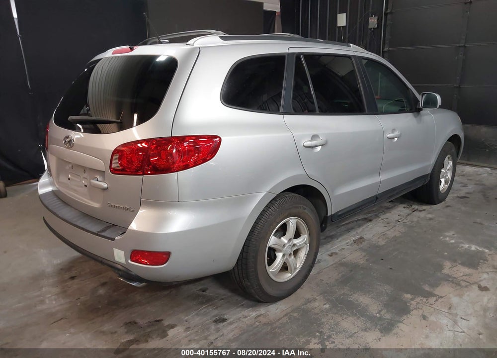 2007 HYUNDAI SANTA FE GLS VIN: 5NMSG13D97H092390