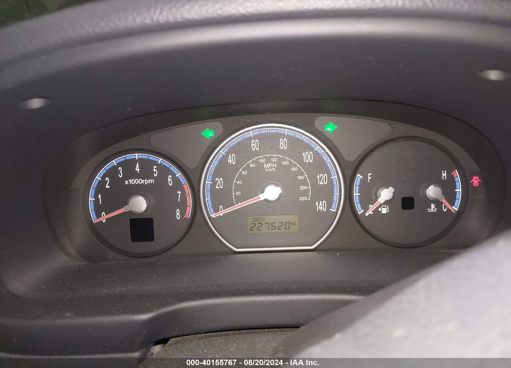 2007 HYUNDAI SANTA FE GLS VIN: 5NMSG13D97H092390