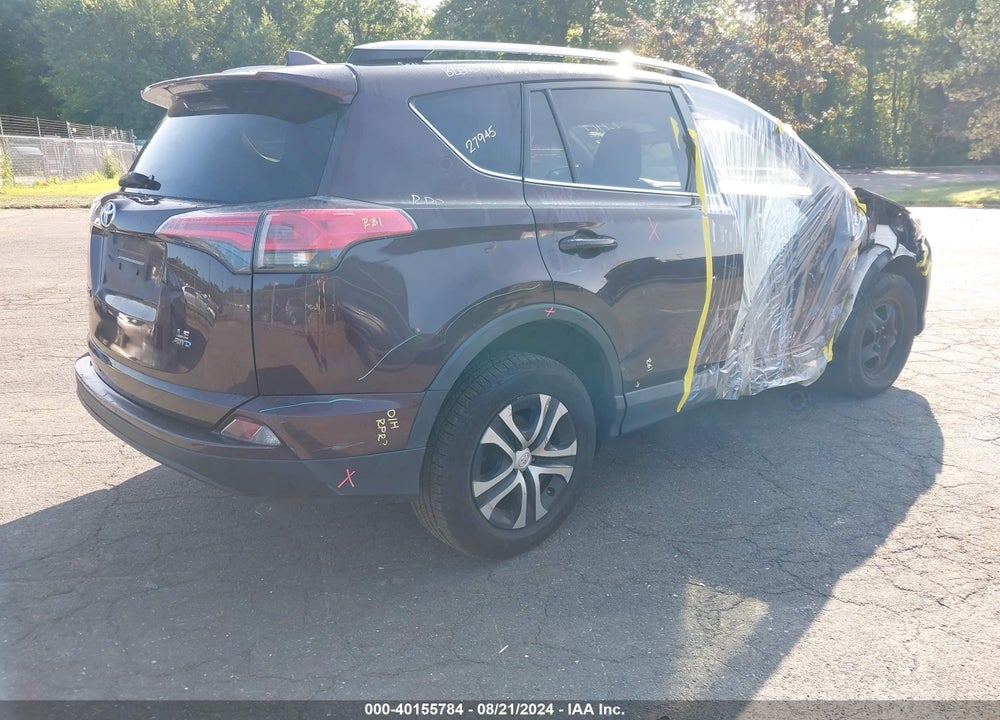 2018 TOYOTA RAV4 LE VIN: 2T3BFREV9JW706431