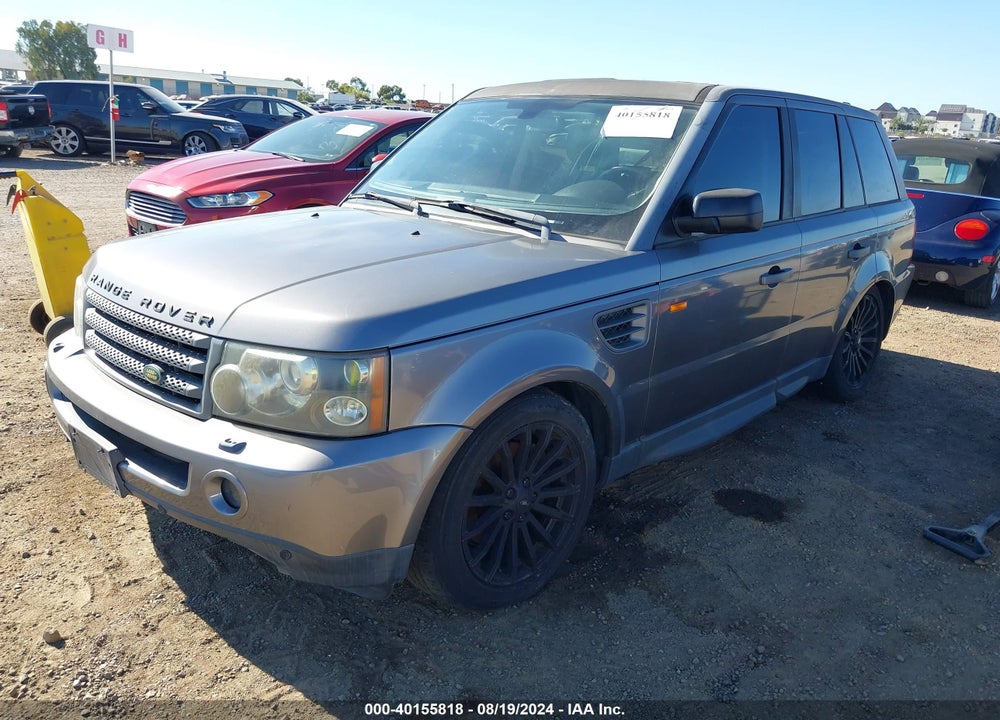 2008 LAND ROVER RANGE ROVER SPORT HSE VIN: SALSK25498A175369