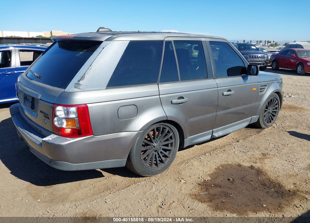 2008 LAND ROVER RANGE ROVER SPORT HSE VIN: SALSK25498A175369