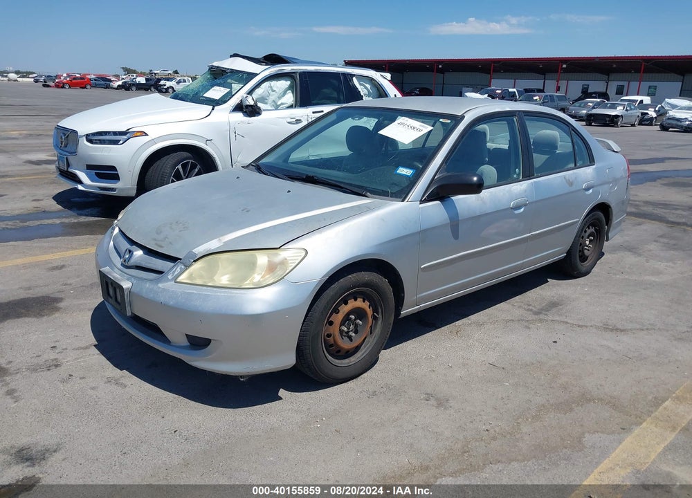 2005 HONDA CIVIC LX VIN: 2HGES16515H517725