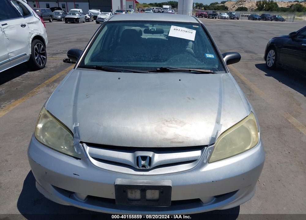 2005 HONDA CIVIC LX VIN: 2HGES16515H517725
