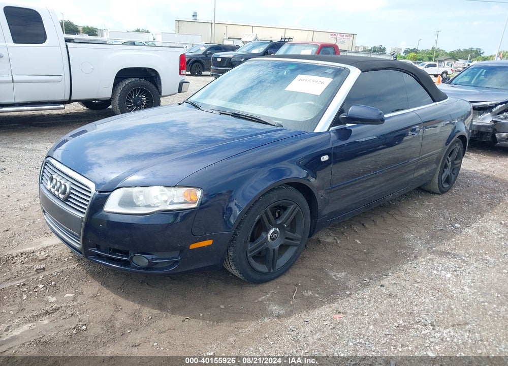 2007 AUDI A4 2.0T VIN: WAUAF48H07K026338
