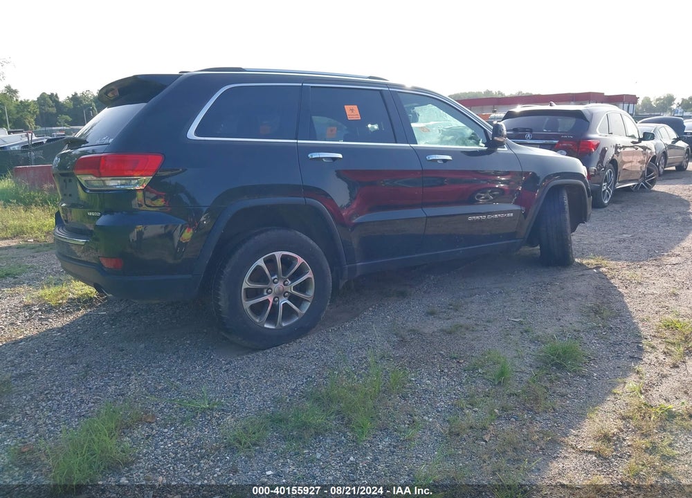 2016 JEEP GRAND CHEROKEE LIMITED VIN: 1C4RJFBG8GC497938