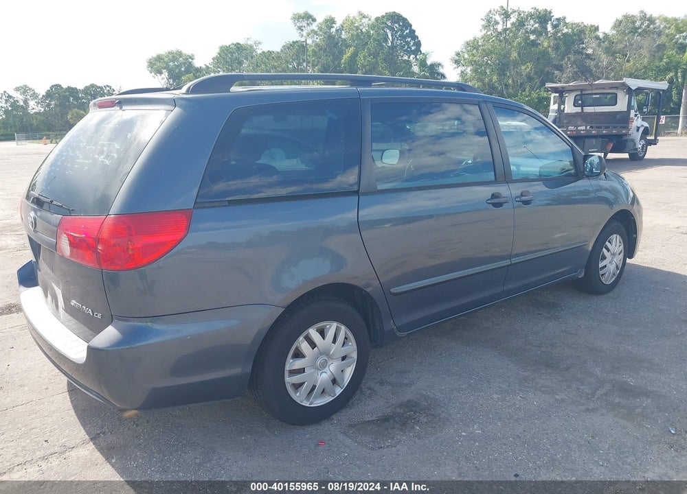 2007 TOYOTA SIENNA CE VIN: 5TDZK23C97S077816
