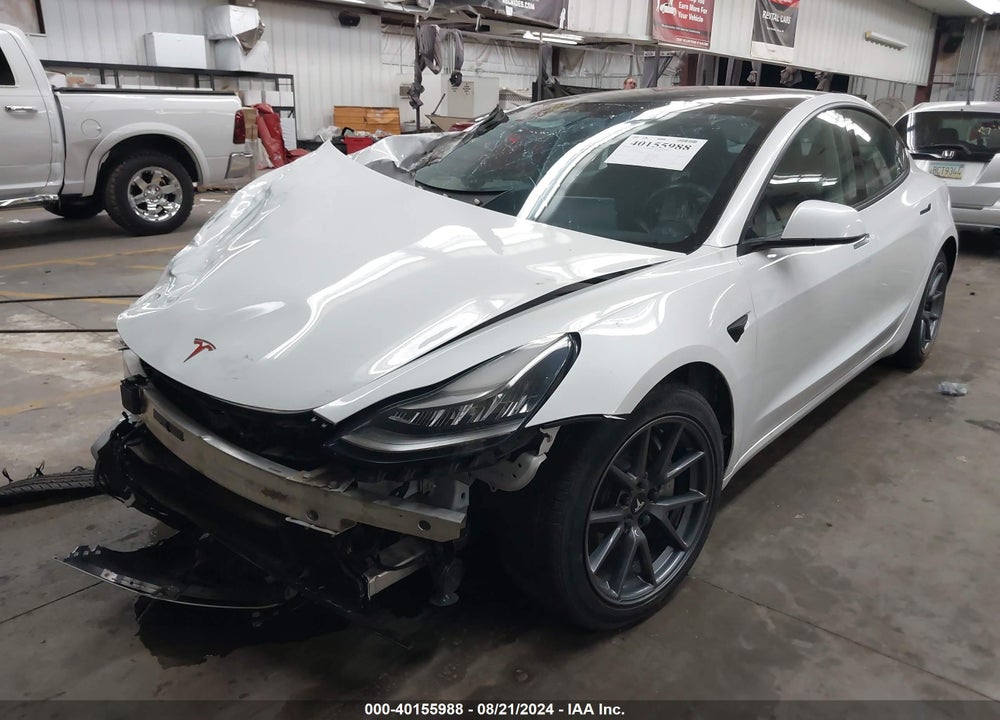 2021 TESLA MODEL 3 STANDARD RANGE PLUS REAR-WHEEL DRIVE VIN: 5YJ3E1EA9MF861285
