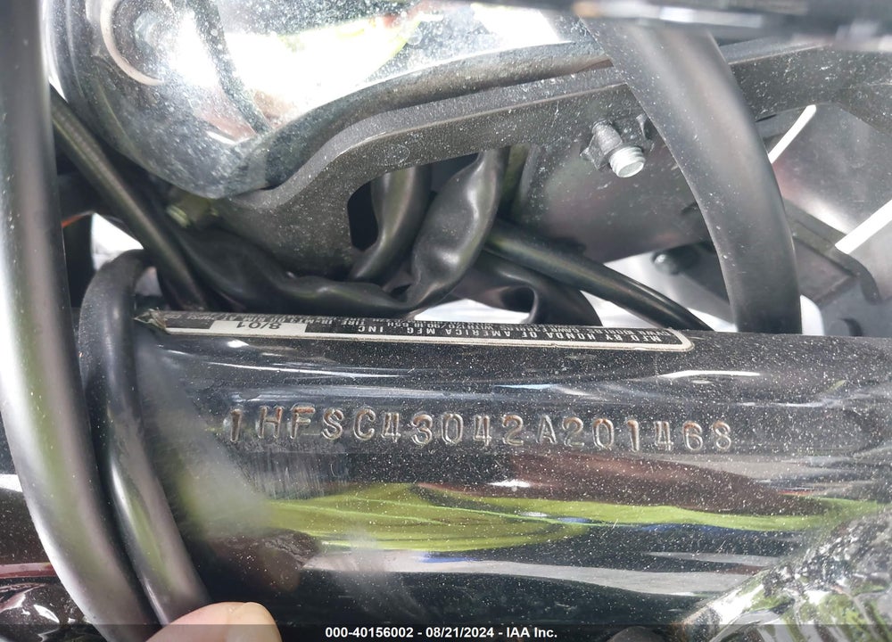 2002 HONDA VT1100 C2 VIN: 1HFSC43042A201468