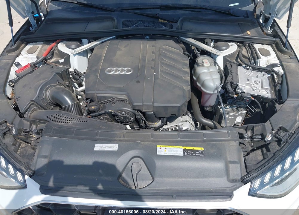 2022 AUDI A4 PREMIUM PLUS 45 TFSI S LINE QUATTRO S TRONIC VIN: WAUEAAF44NN013974